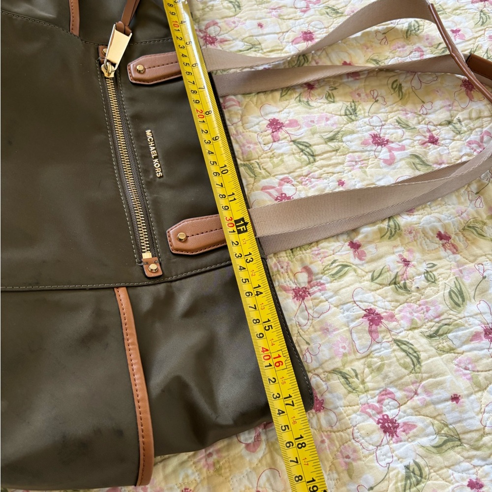 Michael Kors Olive and Tan Men's Backpack  #018 - Picture 5 of 15